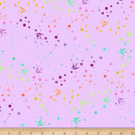 True Colors Fairy Dust Lavender Tula Pink Free Spirit Cotton Fabric