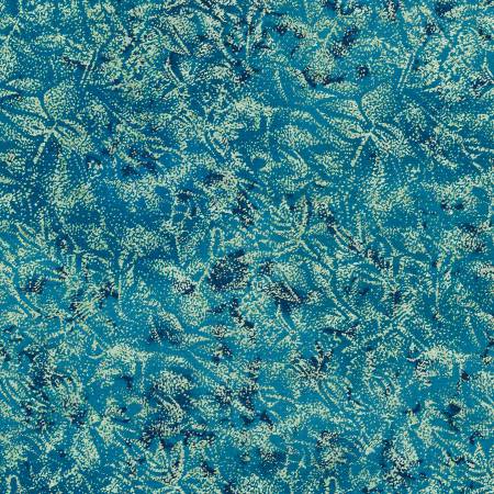 Fairy Frost Cabana Blue Green Michael Miller Cotton Fabric