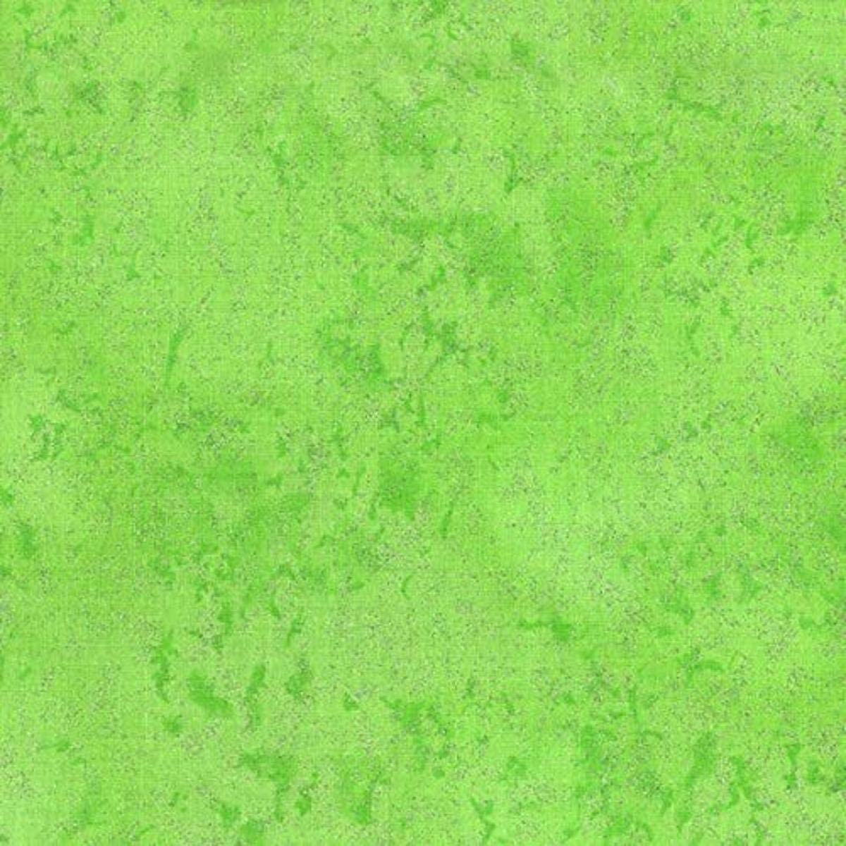 Fairy Frost Celery Green Pearlized Metallic Michael Miller Cotton Fabric