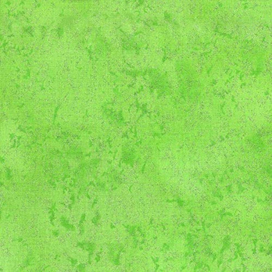 Fairy Frost Celery Green Pearlized Metallic Michael Miller Cotton Fabric