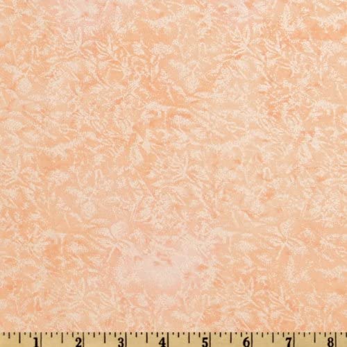 Fairy Frost Creamsicle Peach Pearlized Metallic Glitter Michael Miller Cotton Fabric