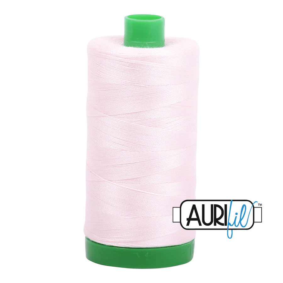 Fairy Floss Light Pink 40 wt 1094 yd Large Spool Aurifil Cotton Quilting Thread AF-MK40SC6-6723