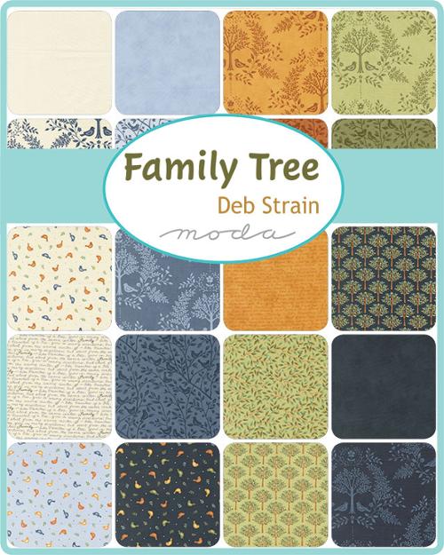 Family Tree 10" Squares Layer Cake 42pcs Deb Strain Moda Cotton Fabric MD-56160LC