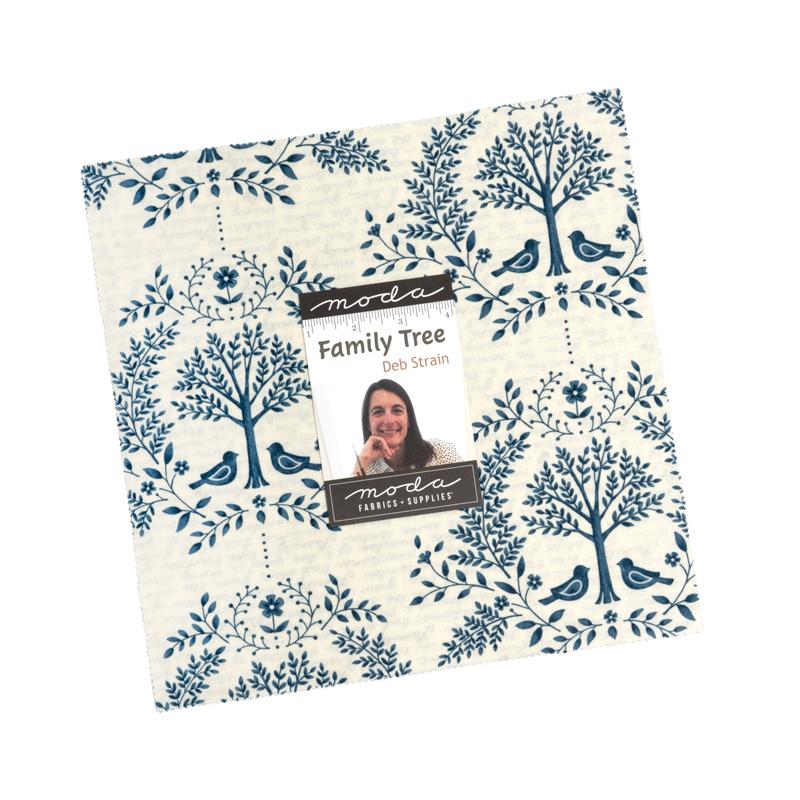 Family Tree 10" Squares Layer Cake 42pcs Deb Strain Moda Cotton Fabric MD-56160LC