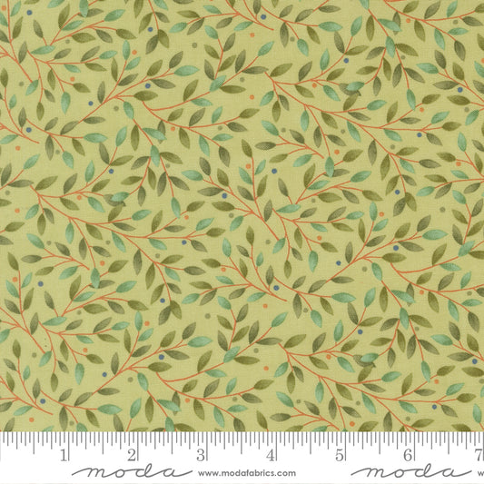 Family Tree Leaves Branches Eucalyptus Deb Strain Moda Fabrics Cotton Fabric MD-56162-14