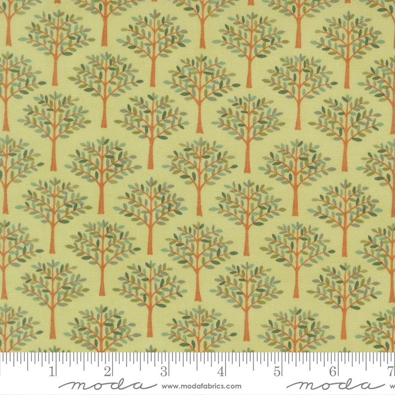 Family Tree Trees A Row Eucalyptus Deb Strain Moda Fabrics Cotton Fabric MD-56163-14