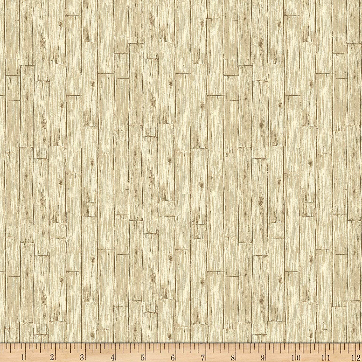 Farmer's Market Barn Wood Cream Studio E Cotton Fabric | US Fabric Shop