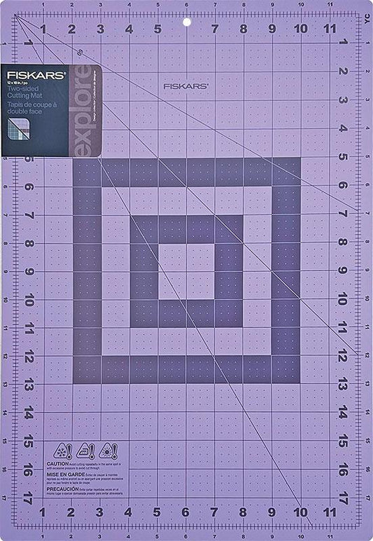 Fashion Rotary Mats 12"x18" Self Healing Fiskars FISKARS-1070281
