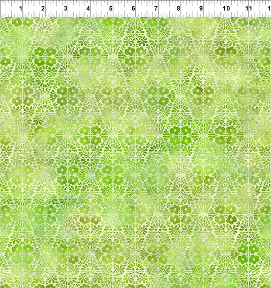 Felicity Flower Diamond Green In the Beginning Fabrics Cotton Fabric ITB-9FEL-1