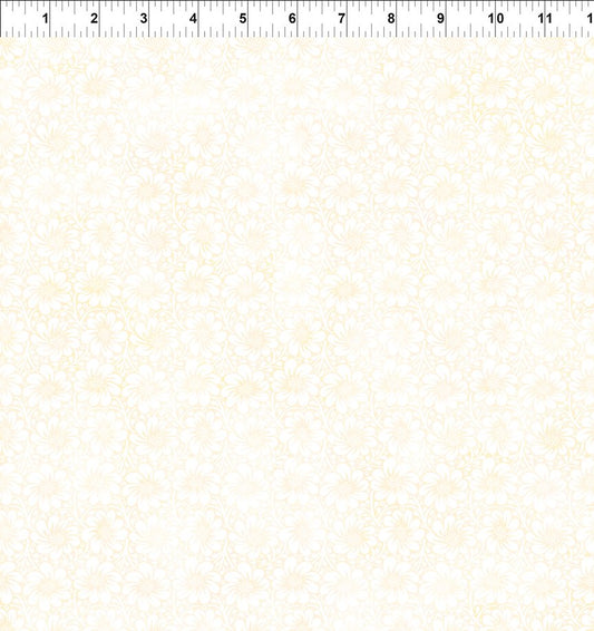 Felicity Flower Field Cream In the Beginning Fabrics Cotton Fabric ITB-6FEL-2