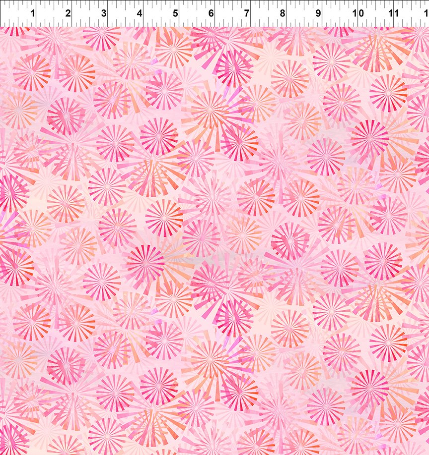 Felicity Rays Pink In the Beginning Fabrics Cotton Fabric ITB-5FEL-1