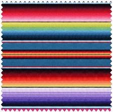 Fiesta Blue Stripe Elizabeth Studio Cotton Fabric