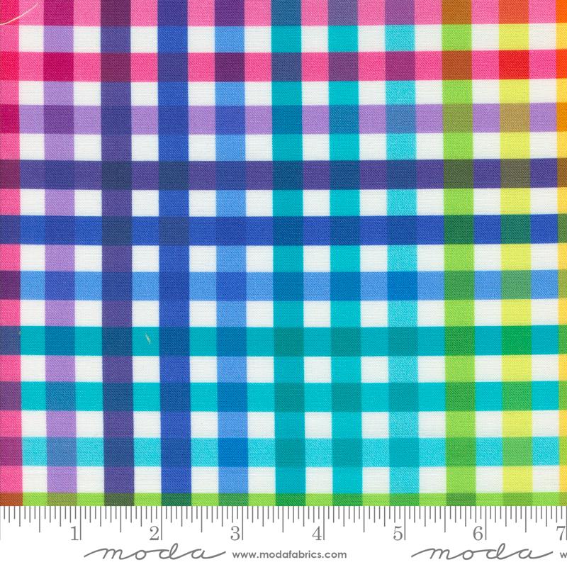 Fiesta Picnic Party Checks and Plaid Multi Me and My Sister Designs Moda Cotton Fabric