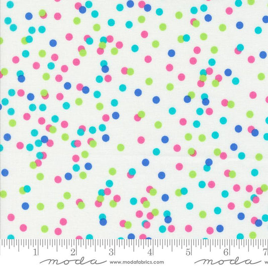 Fiesta Pinata Dots Confetti Sugar Multi Me and My Sister Designs Moda Cotton Fabric