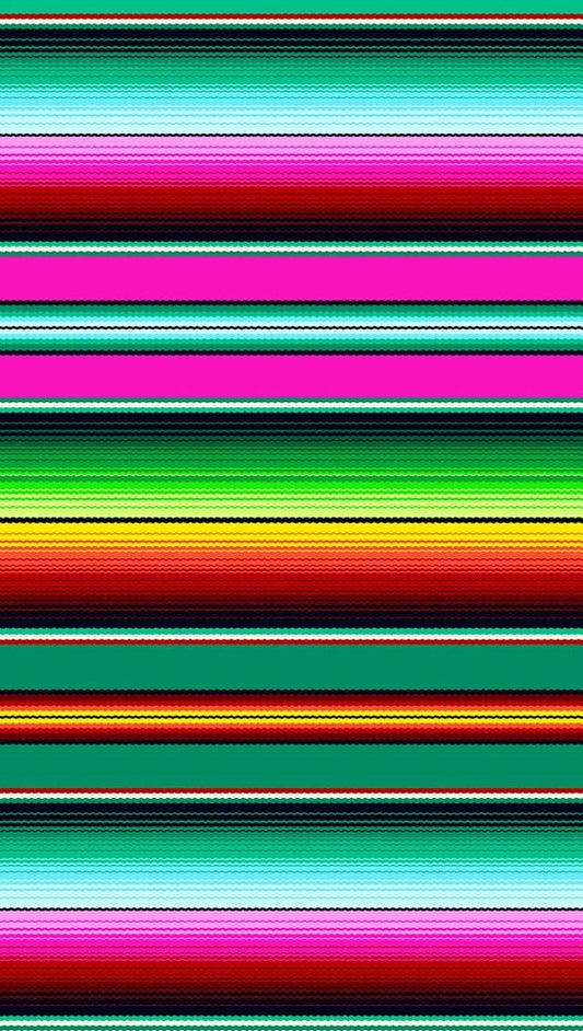 Fiesta Fuchsia Serape Stripe Elizabeth Studio Cotton Fabric | US Fabric Shop