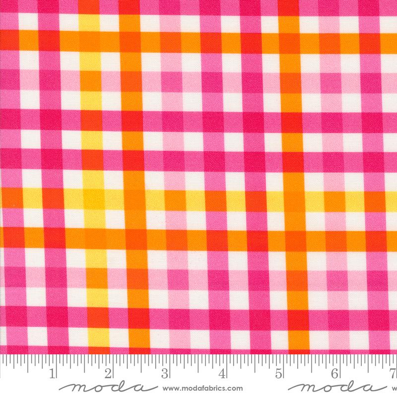 Fiesta Plaid Sunrise Me & My Sister Designs Moda Cotton Fabric MD-22473-32