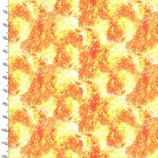 Final Frontier Blazing Sun Yellow Image World 3 Wishes Fabrics Cotton Fabrics