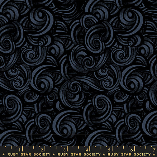 Fireglow Smoke Black Sarah Watts Ruby Star Society Moda Fabrics Cotton Fabric MD-RS2135-16