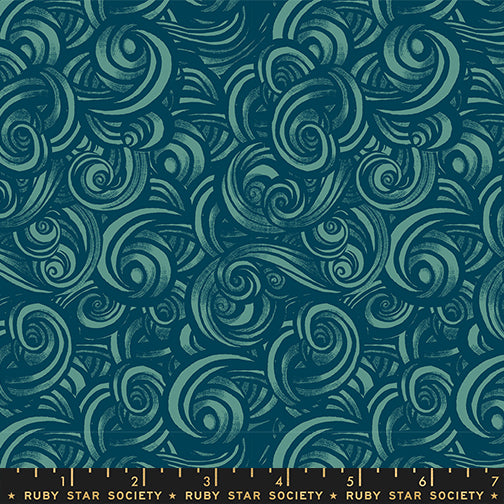 Fireglow Smoke Watercress Green Sarah Watts Ruby Star Society Moda Fabrics Cotton Fabric MD-RS2135-15