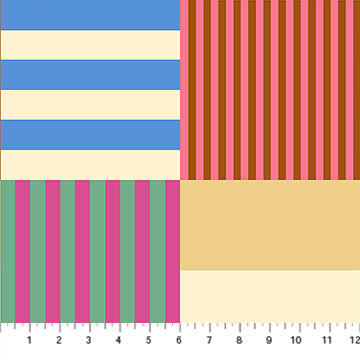 Flags Pale 108" Wide Back 3 Yard Bundle Prepackaged Anna Maria Textiles Northcott Cotton Fabric NC-BBAMT167-23