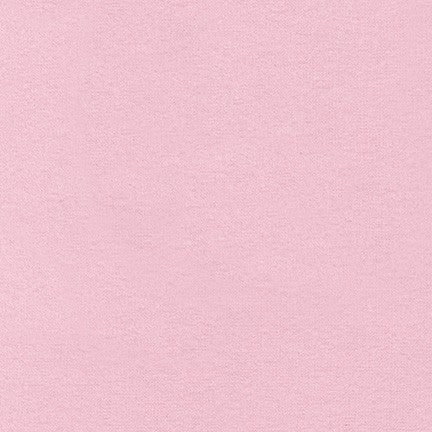 Flannel Solid 2-Ply Flannel Stronger & Loftier Baby Pink Robert Kaufman Cotton Fabric RK-F019-189