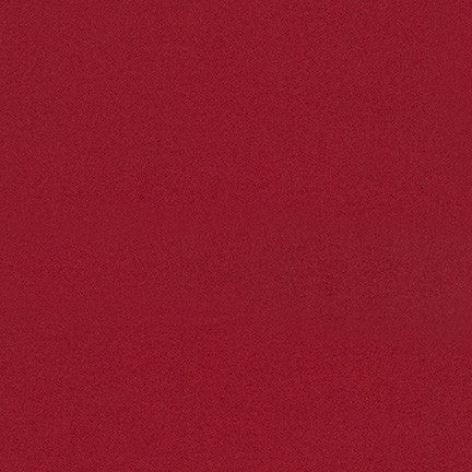 Flannel Solid 2-Ply Flannel Stronger & Loftier Scarlet Red Robert Kaufman Cotton Fabric RK-F019-1326