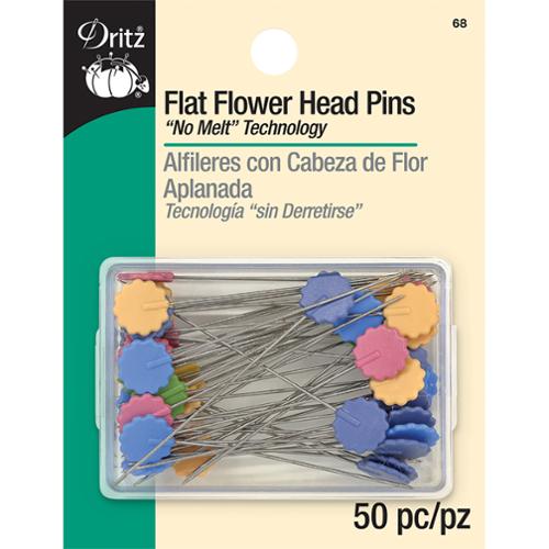 Flat Flower Head Pins 50 ct Dritz DRITZ-68