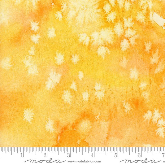 Floribunda Flow Basic Watercolor Sunflower Yellow Create Joy Project Moda Cotton Fabric