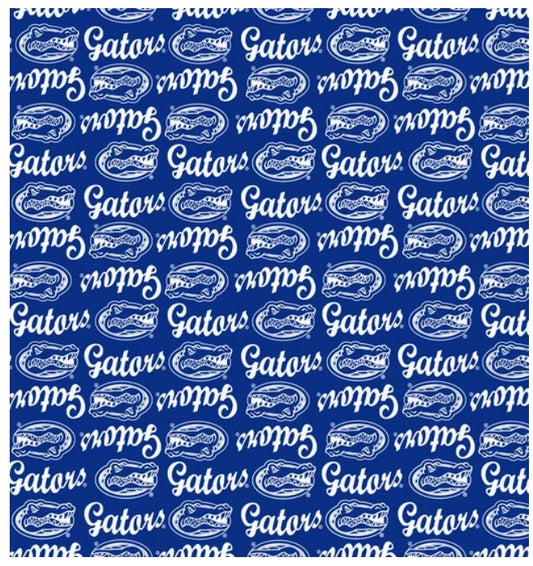 Florida Gators NCAA College Mini Packed Logo Sykel Enterprises Cotton Fabric FL-1390
