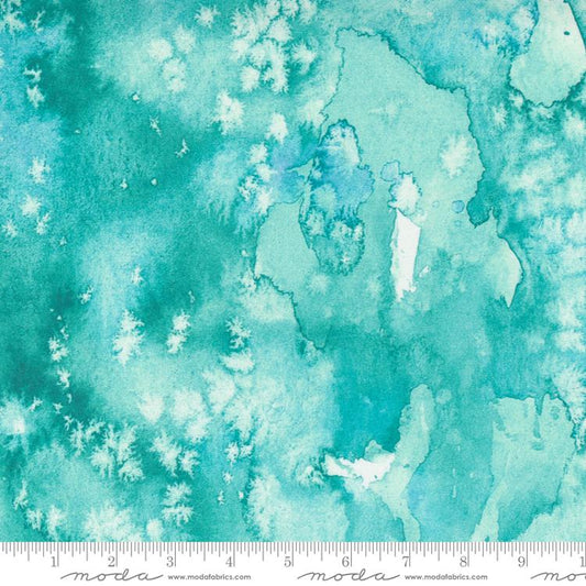 Flow Basics Aqua Frost Create Joy Project Moda Cotton Fabric