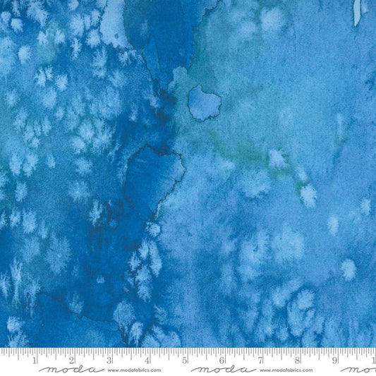 Flow Basics Cobalt Light Blue Create Joy Project Moda Cotton Fabric