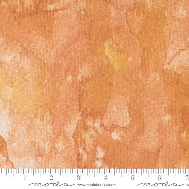 Flow Basics Persimmon Orange Create Joy Project Moda Cotton Fabric | US Fabric Shop