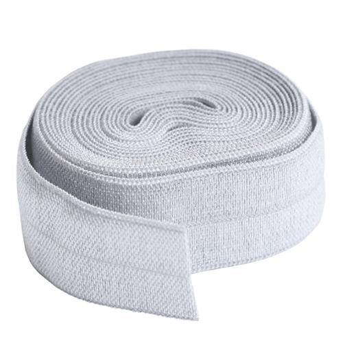 Fold Over Elastic 2yd Pewter Gray By Annie's