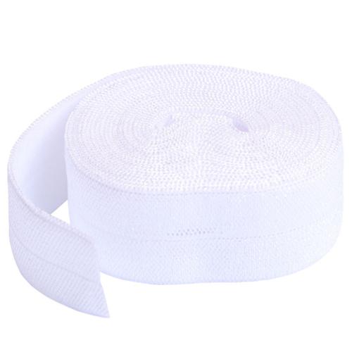 Fold Over Elastic 2yd White By Annie's