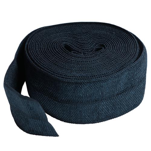 Fold Over Elastic 2yd Navy Blue By Annie's