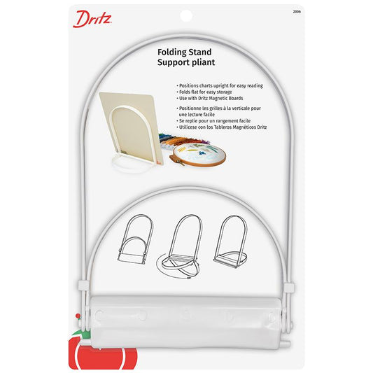 Folding Stand Book Paper Fabric Holder Metal Dritz DRITZ-2006