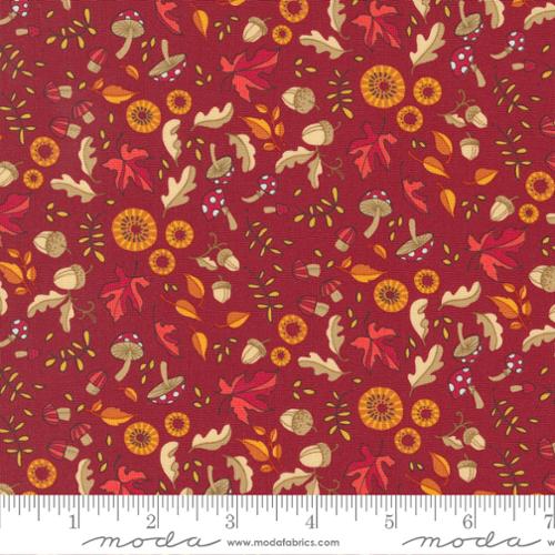 Forest Frolic Little Fall Fling Cinnamon Red Robin Pickens Moda Cotton Fabric