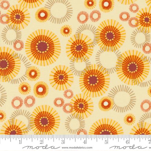 Forest Frolic Mod Indian Blanket Dots Cream Robin Pickens Moda Cotton Fabric