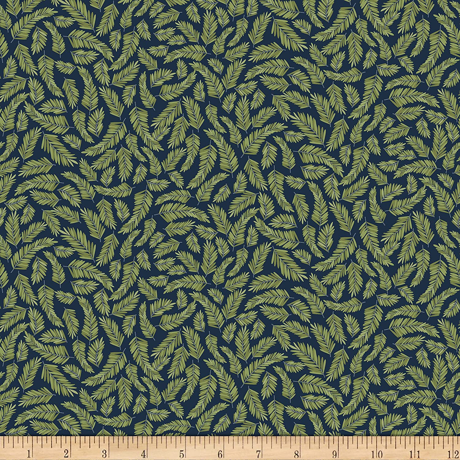 Forest Palm Trees Navy Little Bit of Magic Fleur Timeless Treasures Cotton Fabric TT-CD8874 Navy | US Fabric Shop