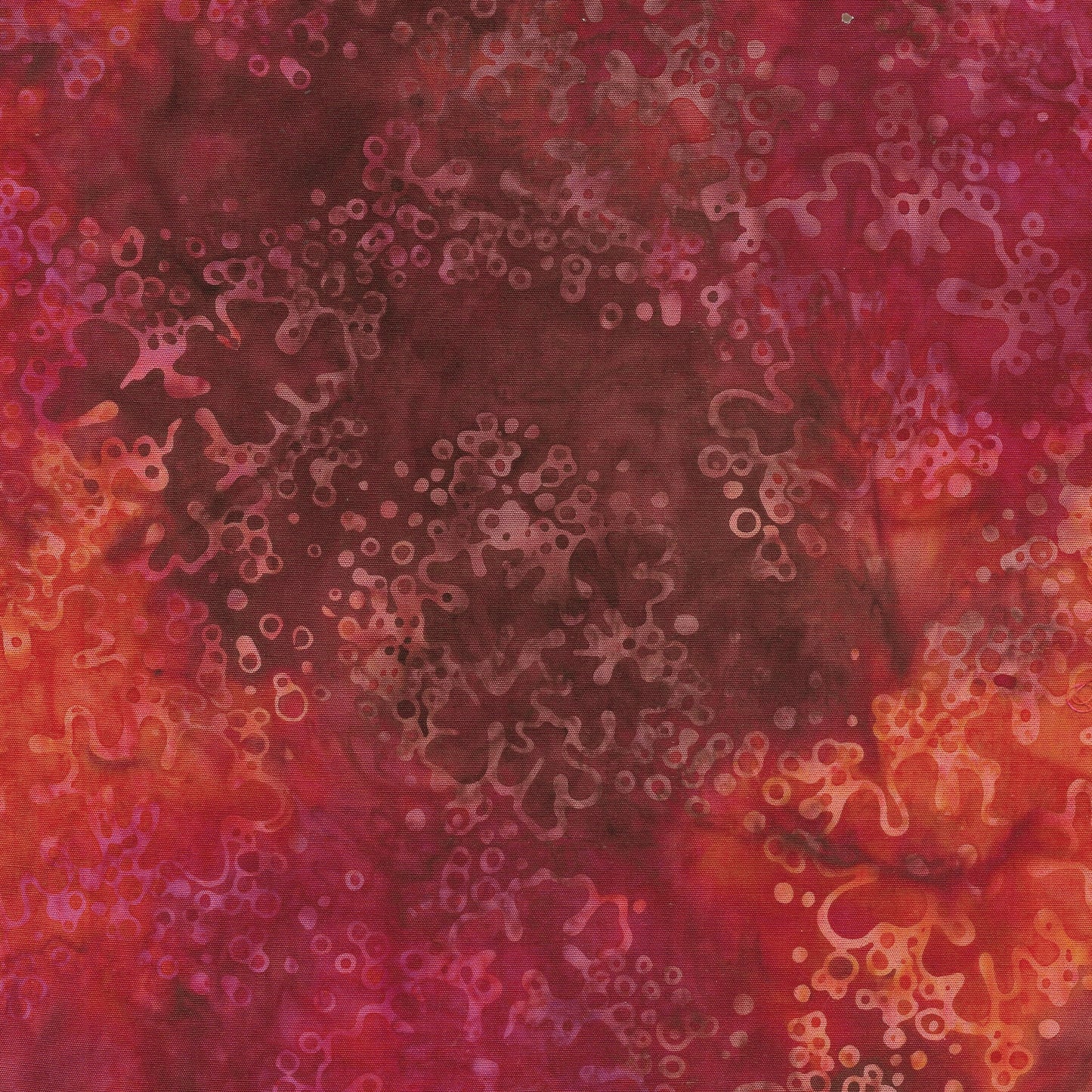 Forest Flora Lichen Multi Burgundy Pink Deb Tucker's Studio Island Batik Cotton Fabric IB-622404869