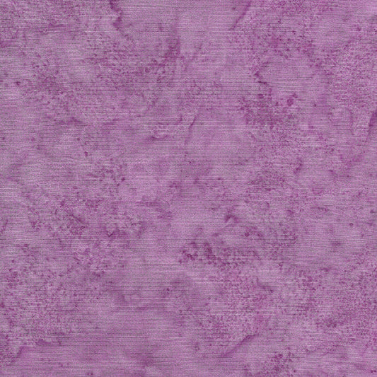 Foundations Basics Batik Begonia Purple Island Batik Cotton Fabric