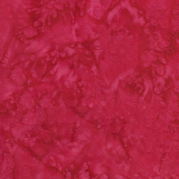 Foundations Basics Batik Imperial Ravishing Red Island Batik Cotton Fabric