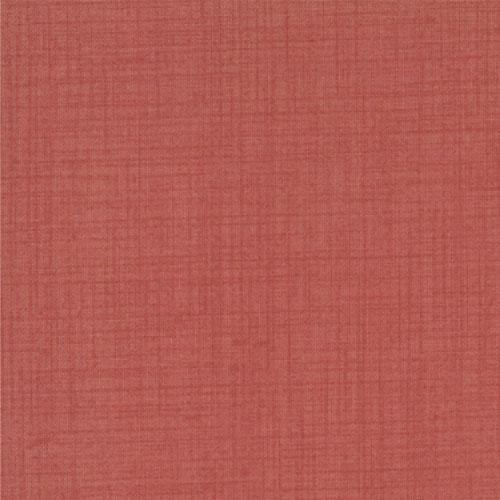 French General Solids Linen Texture Faded Red French General Moda Cotton Fabric