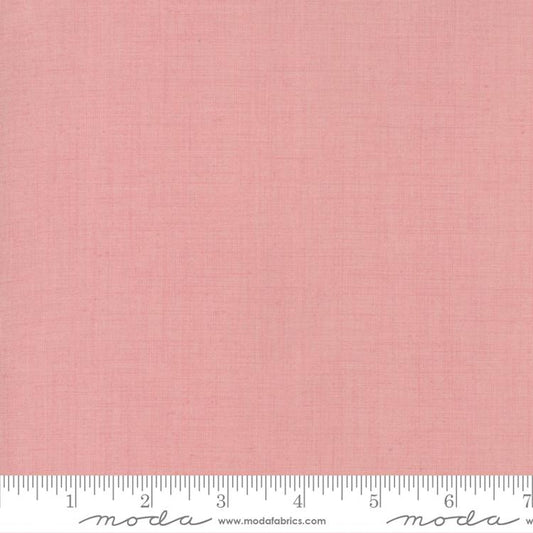 French General Solids Linen Texture Pale Rose Pink French General Moda Cotton Fabric