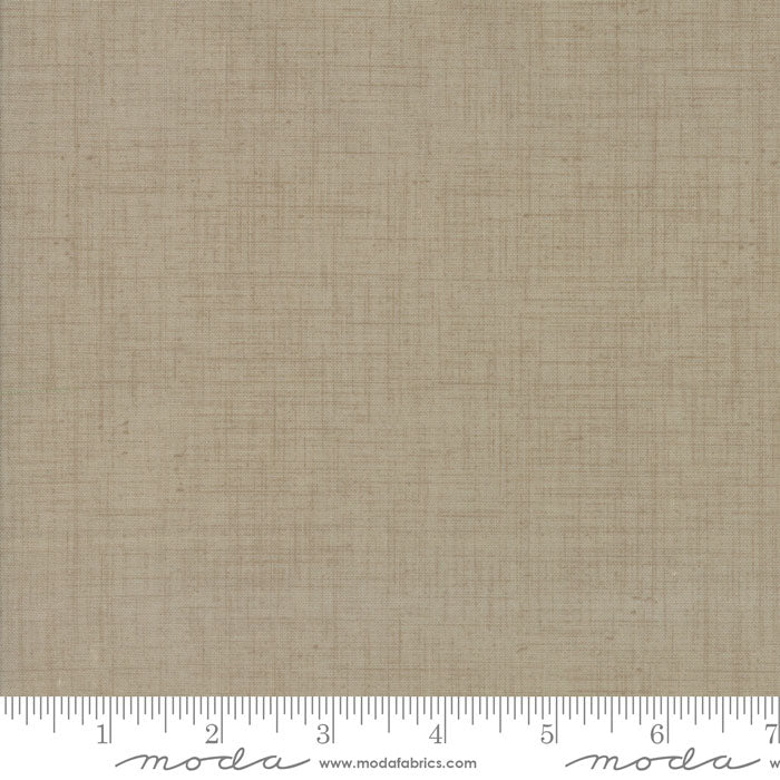 French General Solids Linen Texture Roche Brown French General Moda Cotton Fabric