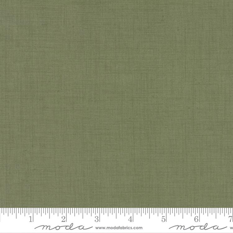 French General Solids Linen Texture Verte Green French General Moda Cotton Fabric