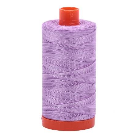 French Lilac Purple Variegated Mako Thread 50wt 1300m 1422yds 6ct Aurifil AF-A1150-3840