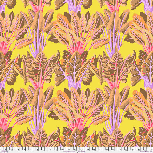 From the Archives Chard Yellow Kaffe Fassett Free Spirit Cotton 68s Fabric FS-PWGP0128.YELLOW