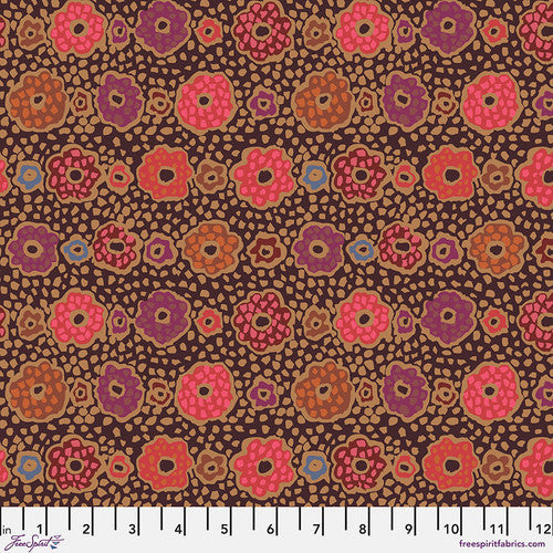 From the Archives Samarkand Charcoal Kaffe Fassett Free Spirit Cotton 68s Fabric FS-PWGP058.CHARCOAL
