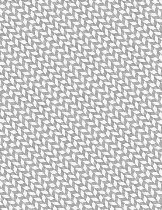 Frosty Merry-Mints Peppermint Stripe Gray Danielle Leone Wilmington Prints Cotton Fabric